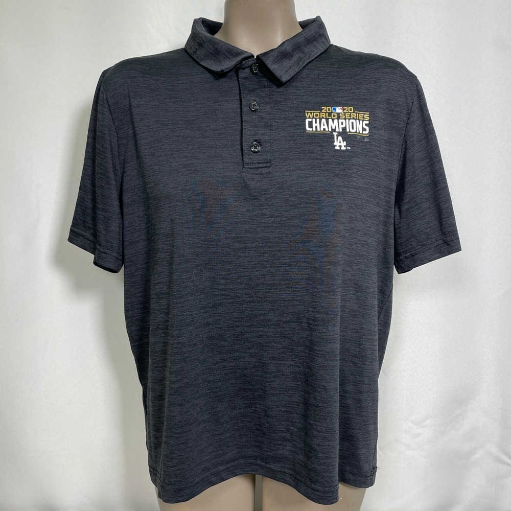 LA Dodgers 2020 World Series Champions Fanatics Polo Shirt Women's LARGE